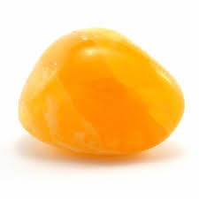 Calcite Orange Pierre Roulée