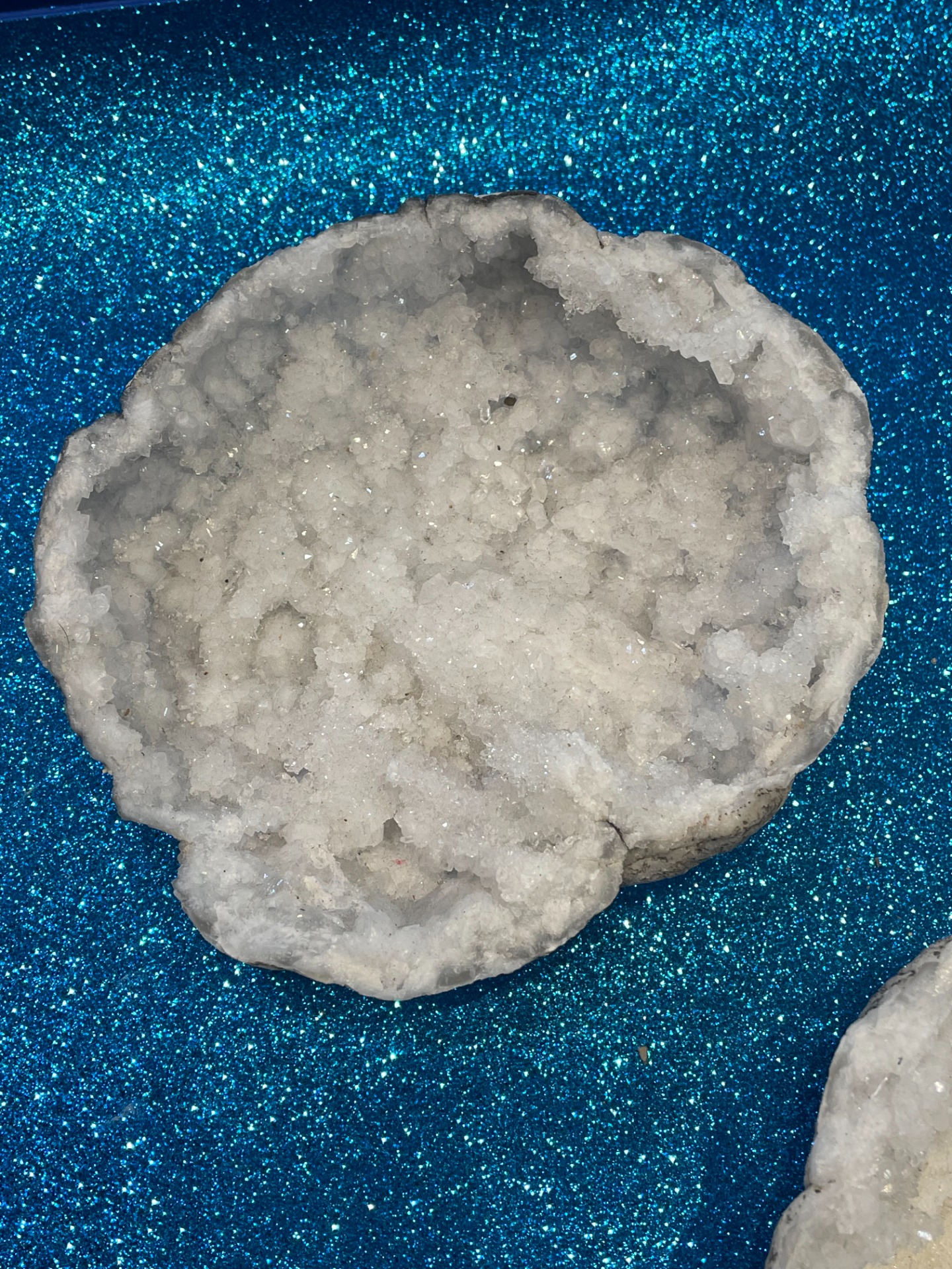 Géode Maroc Quartz Blanc