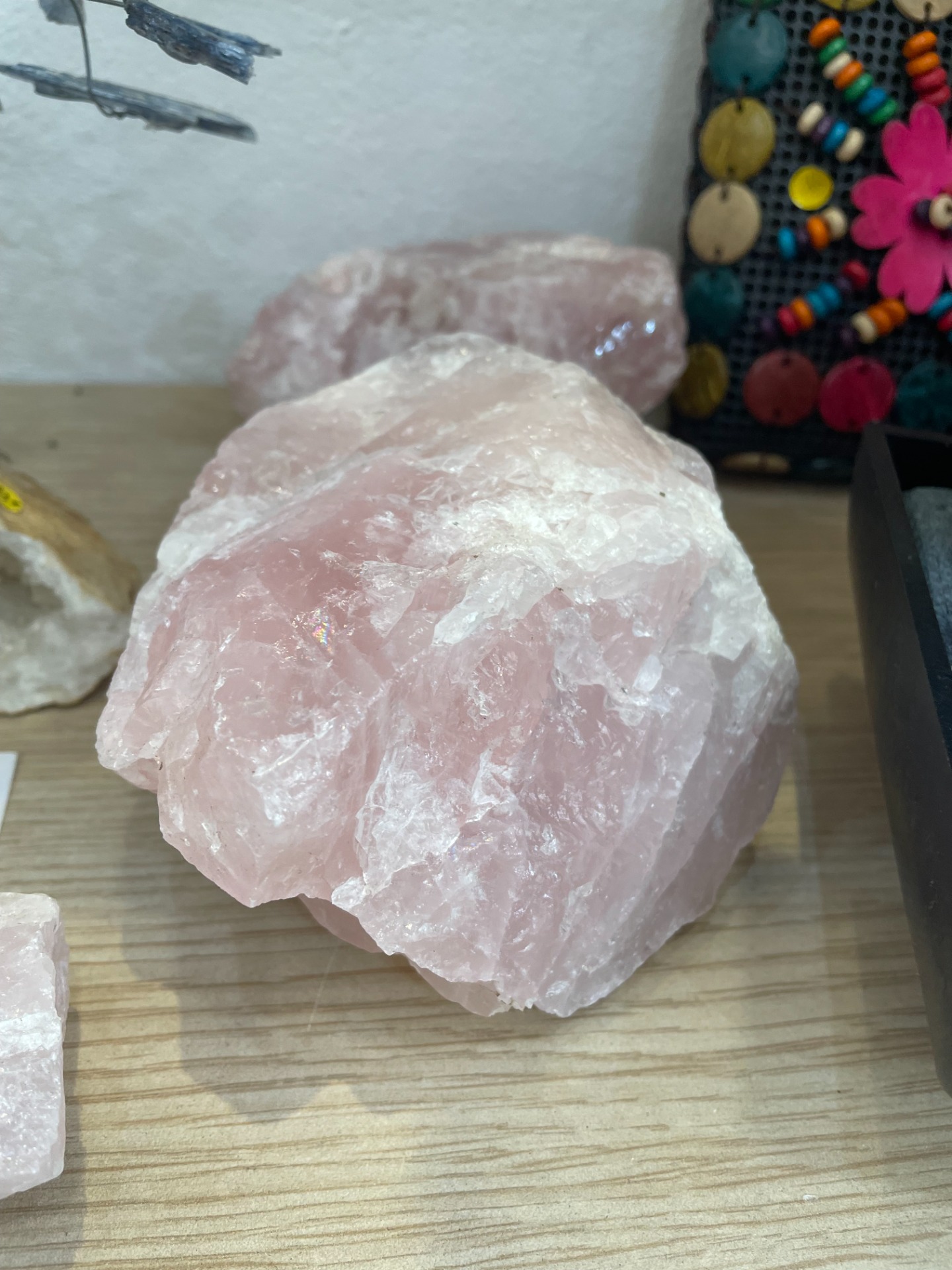 Brut Bloque de Quartz Rose